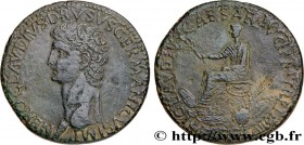 NERO DRUSUS
Type : Sesterce 
Date : 50-54 
Mint name / Town : Rome 
Metal : copper 
Diameter : 34,5  mm
Orientation dies : 6  h.
Weight : 23,96  g.
Ra...