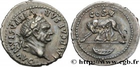 VESPASIAN
Type : Denier 
Date : 77 
Mint name / Town : Rome 
Metal : silver 
Millesimal fineness : 900  ‰
Diameter : 20,5  mm
Orientation dies : 6  h....