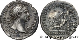 TRAJANUS
Type : Denier 
Date : 107 
Mint name / Town : Rome 
Metal : silver 
Millesimal fineness : 900  ‰
Diameter : 19  mm
Orientation dies : 6  h.
W...
