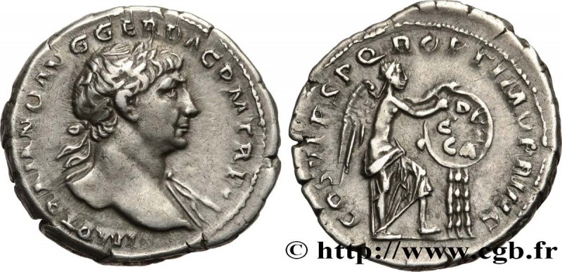 TRAJANUS
Type : Denier 
Date : 111 
Mint name / Town : Rome 
Metal : silver 
Mil...