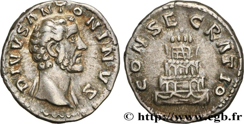 DIVUS ANTONINUS PIUS
Type : Denier 
Date : 161 
Mint name / Town : Rome 
Metal :...