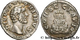 DIVUS ANTONINUS PIUS
Type : Denier 
Date : 161 
Mint name / Town : Rome 
Metal : silver 
Millesimal fineness : 800  ‰
Diameter : 17,5  mm
Orientation ...
