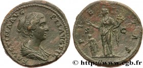 FAUSTINA MINOR
Type : Sesterce 
Date : 147-150 
Mint name / Town : Rome 
Metal : copper 
Diameter : 32,5  mm
Orientation dies : 6  h.
Weight : 24,39  ...