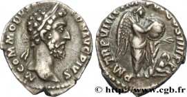 COMMODUS
Type : Denier 
Date : 01-04/184 
Date : 184 
Mint name / Town : Rome 
Metal : silver 
Millesimal fineness : 750  ‰
Diameter : 17,5  mm
Orient...