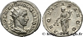 VOLUSIAN
Type : Antoninien 
Date : mi 253 
Mint name / Town : Rome 
Metal : billon 
Millesimal fineness : 350  ‰
Diameter : 20,5  mm
Orientation dies ...
