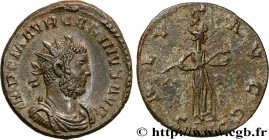 CARINUS
Type : Aurelianus 
Date : 284 
Mint name / Town : Lyon 
Metal : billon 
Millesimal fineness : + 50  ‰
Diameter : 21,5  mm
Orientation dies : 1...