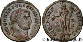 LICINIUS I
Type : Follis ou nummus 
Date : 309-310 
Mint name / Town : Alexandrie 
Metal : copper 
Diameter : 24  mm
Orientation dies : 12  h.
Weight ...