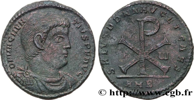 MAGNENTIUS
Type : Double maiorina 
Date : 353 
Mint name / Town : Amiens 
Metal ...
