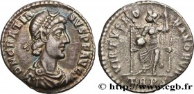 GRATIAN
Type : Silique 
Date : 378-383 
Mint name / Town : Trèves 
Metal : silver 
Diameter : 18,5  mm
Orientation dies : 12  h.
Weight : 1,99  g.
Rar...
