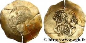 ALEXIUS I COMNENUS
Type : Histamenon nomisma 
Date : 1081-1092 
Mint name / Town : Constantinople 
Metal : electrum 
Diameter : 31  mm
Orientation die...