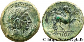 HISPANIA - SPAIN - IBERIAN - CASTULO/KASTILO (Province of Jaen/Calzona)
Type : Unité de bronze ou as au pégase 
Date : IIe siècle avant J.-C. 
Mint na...