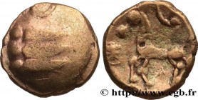 GALLIA BELGICA - REMI (Area of Reims)
Type : Quart de statère “aux segments de cercles”, cheval à gauche, en bas électrum 
Date : c. 80-50 AC. 
Mint n...