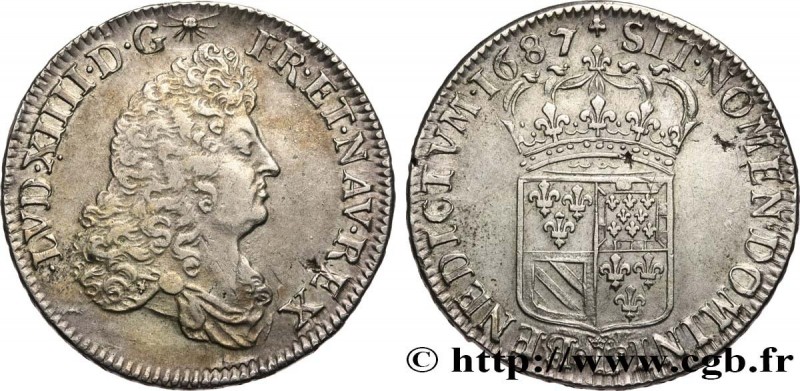 LOUIS XIV "THE SUN KING"
Type : Demi-écu de Flandre 
Date : 1687 
Mint name / To...