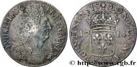 LOUIS XIV "THE SUN KING"
Type : Quarante-huit sols pour l’Alsace 
Date : 1714 
Mint name / Town : Paris 
Quantity minted : - 
Metal : silver 
Millesim...
