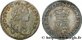 LOUIS XV THE BELOVED
Type : Dixième d'écu dit "de France-Navarre" 
Date : 1718 
Mint name / Town : Strasbourg 
Quantity minted : 1389400 
Metal : silv...
