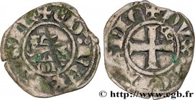 AQUITAINE - DUCHY OF AQUITAINE - EDWARD III OF ENGLAND
Type : Obole au léopard, 4e type 
Date : c. 1350 
Mint name / Town : Bordeaux 
Metal : silver 
...