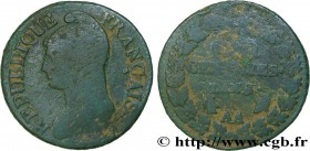 CONSULATE
Type : Cinq centimes Dupré, grand module 
Date : An 8/5 (1799-1800) 
Mint name / Town : Metz / Lyon 
Quantity minted : 4285214 
Metal : copp...
