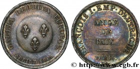 FIRST FRENCH EMPIRE - PROVISIONAL GOVERNMENT
Type : Ange de Paix, module de 2 francs pour François Ier d’Autriche en argent 
Date : 1814 
Mint name / ...