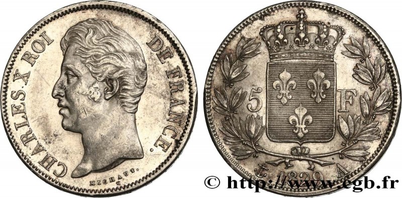 CHARLES X
Type : 5 francs Charles X, 2e type 
Date : 1829 
Mint name / Town : Pa...