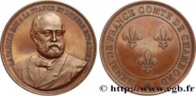 HENRY V COUNT OF CHAMBORD
Type : Module de 5 francs, monnaie de propagande 
Date : n.d. 
Mint name / Town : n.l. 
Quantity minted : --- 
Metal : coppe...