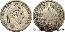 LOUIS-PHILIPPE I
Type : 5 francs Ier type Domard, tranche en creux 
Date : 1831 
Mint name / Town : Bordeaux 
Quantity minted : inclus 
Metal : silver...
