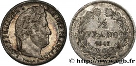 LOUIS-PHILIPPE I
Type : 1/2 franc Louis-Philippe 
Date : 1843 
Mint name / Town : Paris 
Quantity minted : 152207 
Metal : silver 
Millesimal fineness...
