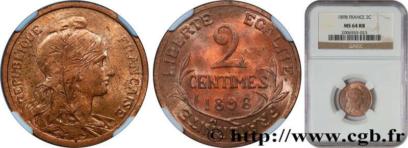 III REPUBLIC
Type : 2 centimes Daniel-Dupuis 
Date : 1898 
Mint name / Town : Pa...