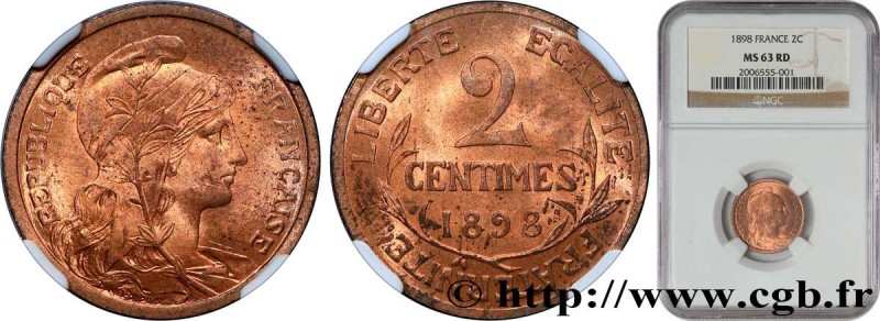 III REPUBLIC
Type : 2 centimes Daniel-Dupuis 
Date : 1898 
Mint name / Town : Pa...