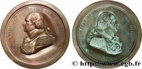 LOUIS XVIII
Type : Tirage uniface, Louis XVIII 
Date : 1815 
Metal : copper 
Diameter : 64,5  mm
Engraver : Gayrard 
Weight : 6,73  g.
Edge : lisse 
P...