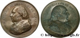 LOUIS XVIII
Type : Tirage uniface, Louis XVIII 
Date : 1815 
Metal : copper 
Diameter : 53,5  mm
Engraver : Gayrard 
Weight : 4,25  g.
Edge : lisse 
P...