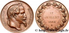 SECOND EMPIRE
Type : Médaille, Festival de Charleville 
Date : 1864 
Mint name / Town : 08 - Charleville 
Metal : bronze 
Diameter : 46  mm
Engraver :...