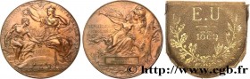 III REPUBLIC
Type : Médaille, Exposition Universelle 
Date : 1889 
Mint name / Town : 75 - Paris 
Metal : bronze 
Diameter : 63  mm
Engraver : BOTTÉE ...