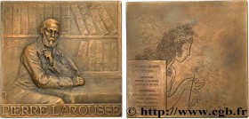 III REPUBLIC
Type : Plaque, Pierre Larousse, Cinquantenaire de la Maison Larousse 
Date : (1902) 
Metal : bronze 
Diameter : 69  mm
Weight : 125  g.
E...