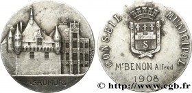 III REPUBLIC
Type : Médaille, Conseil Municipal 
Date : 1908 
Mint name / Town : 49 - Saumur 
Metal : silver 
Diameter : 31,5  mm
Weight : 16,89  g.
E...