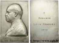 III REPUBLIC
Type : Plaque, Raoul Chandon de Briailles 
Date : 1908 
Metal : silver 
Millesimal fineness : 950  ‰
Diameter : 67  mm
Weight : 76,8  g.
...