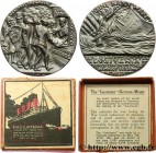 FRENCH THIRD REPUBLIC
Type : Médaille, Torpillage du Lusitania 
Date : (1915) 
Metal : tin 
Diameter : 54,5  mm
Weight : 62,74  g.
Edge : lisse 
Obver...