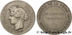 GENERAL OR DEPARTEMENTAL COUNCIL - ADVISORS
Type : Médaille, Conseil général de la Seine-inférieure 
Date : n.d. 
Mint name / Town : 76 - Darnétal 
Me...