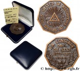 FREEMASONRY
Type : Médaille, La concorde, Orient de Sens, Bicentenaire 
Date : 1977 
Mint name / Town : 89 - Sens 
Metal : bronze 
Diameter : 56  mm
W...
