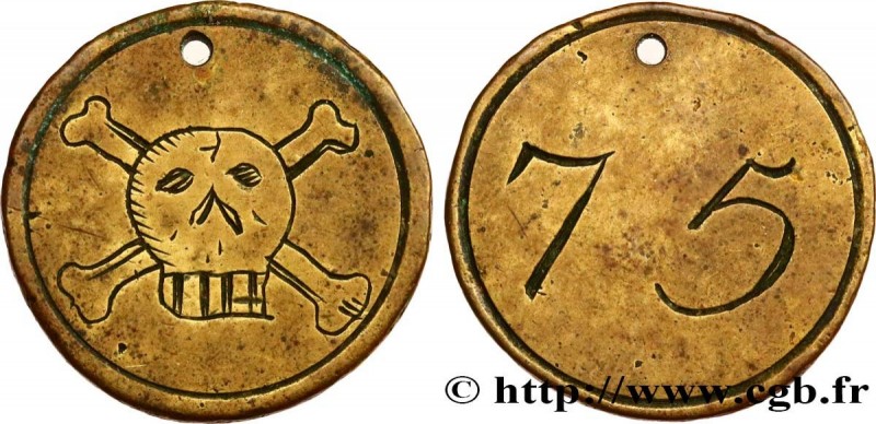 FRANCE
Type : Médaille de conscrit ou funéraire 
Date : n.d. 
Metal : brass 
Dia...