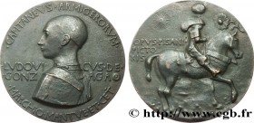ITALY
Type : Médaille, Ludovico III Gonzaga 
Date : n.d. 
Metal : bronze 
Diameter : 95,5  mm
Engraver : Pisanello 
Weight : 228,1  g.
Edge : lisse 
P...