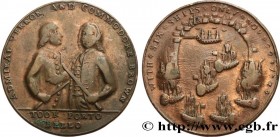 UNITED KINGDOM
Type : Médaille, Prise de Porto Bello par l’Amiral Vernon et le Commodore Brown 
Date : (1739) 
Metal : bronze 
Diameter : 38  mm
Weigh...