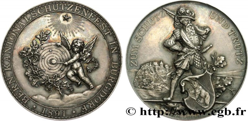 SWITZERLAND
Type : Médaille, Festival de tir de Burgdorf 
Date : 1891 
Mint name...