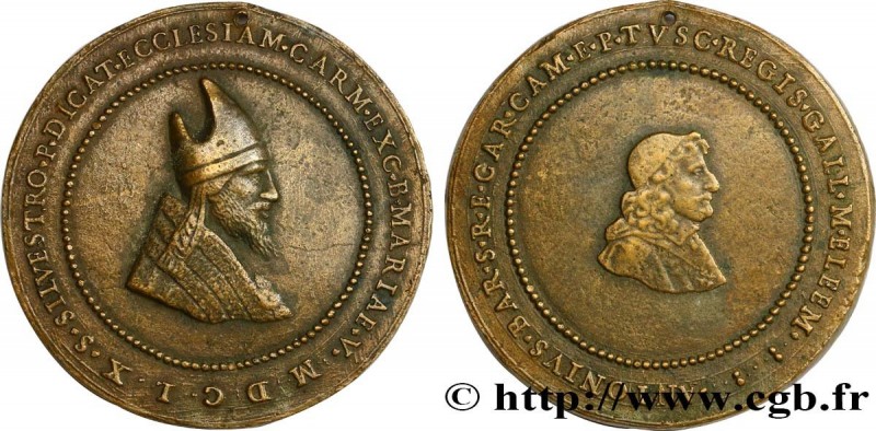 VATICAN AND PAPAL STATES
Type : Médaille, Sylvestre Ier et Antonio Barberini, Ég...