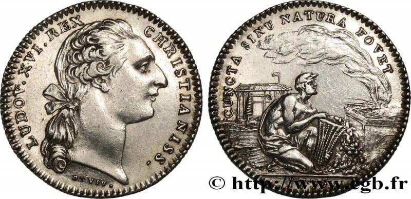 CORPORATIONS
Type : Charbon de terre 
Date : 1775 
Metal : silver 
Diameter : 28...