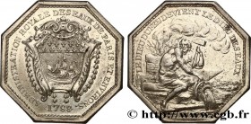 CORPORATIONS
Type : OFFICIERS DES EAUX DE PARIS 
Date : 1788 
Metal : silver 
Diameter : 35  mm
Orientation dies : 12  h.
Weight : 16,85  g.
Edge : li...