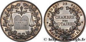 19TH CENTURY NOTARIES (SOLICITORS AND ATTORNEYS)
Type : Notaires de Saumur 
Date : n.d. 
Metal : silver 
Diameter : 33  mm
Orientation dies : 12  h.
W...