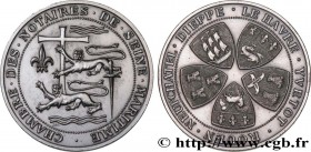 19TH CENTURY NOTARIES (SOLICITORS AND ATTORNEYS)
Type : Notaires de Seine-Maritime 
Date : n.d. 
Metal : silver 
Diameter : 32  mm
Orientation dies : ...