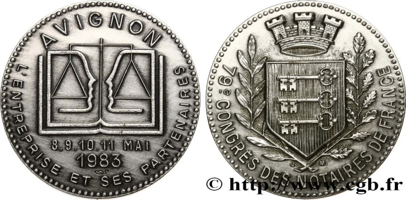 20TH CENTURY NOTARIES
Type : Congrès des notaires d’Avignon 
Date : 1983 
Mint n...