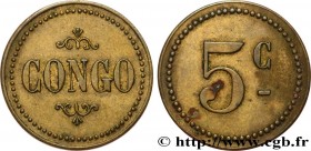 FRENCH CONGO
Type : 5 Centimes 
Date : n.d. 
Quantity minted : - 
Metal : brass 
Diameter : 21,5  mm
Orientation dies : 11  h.
Weight : 2,42  g.
Edge ...
