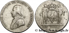 GERMANY - PRUSSIA
Type : 1 Thaler Frédéric-Guillaume III 
Date : 1799 
Mint name / Town : Breslau 
Metal : silver 
Millesimal fineness : 750  ‰
Diamet...